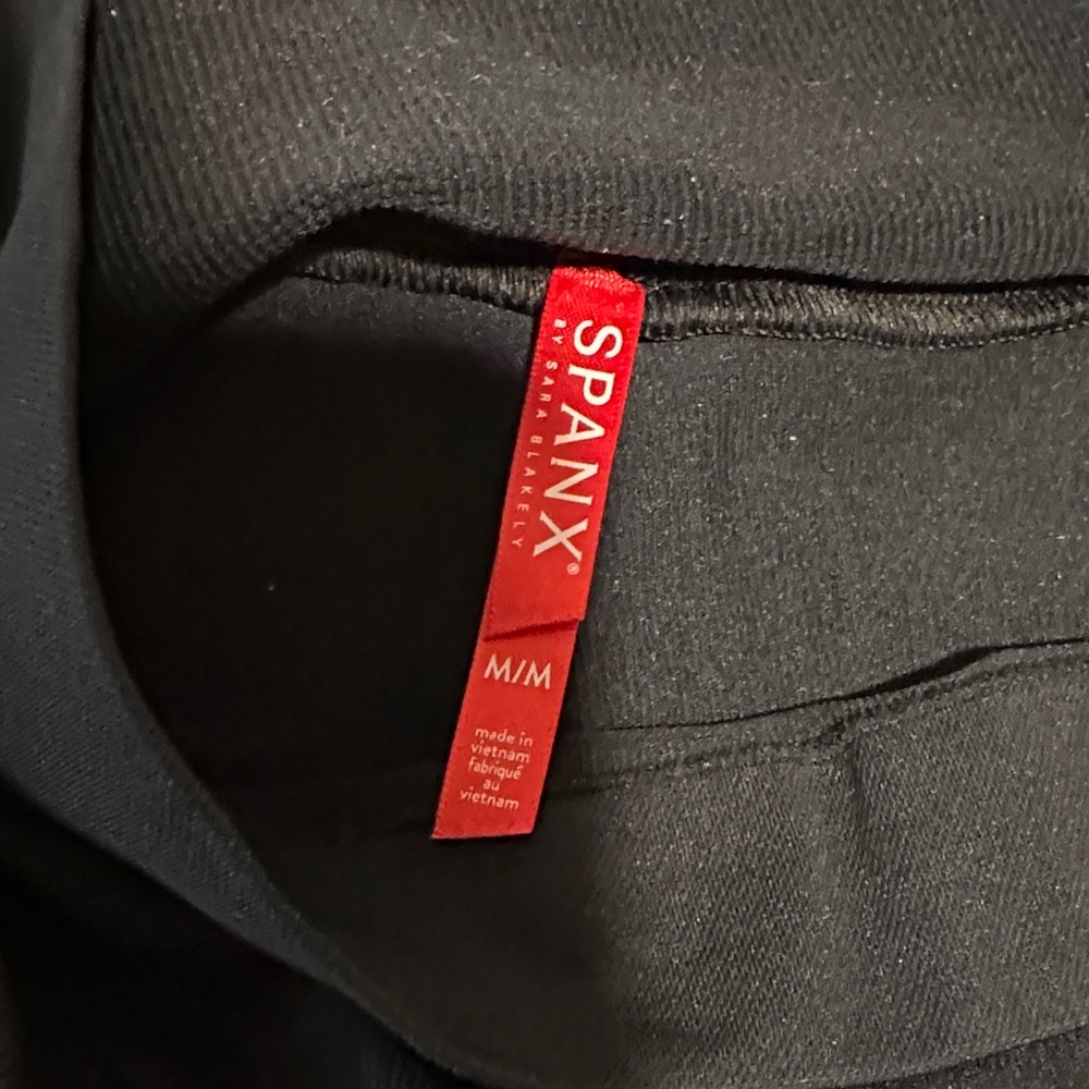 SPANX maternity faux leather leggings